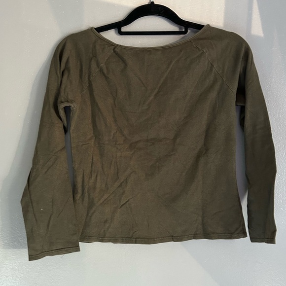 Tristan & Iseut | vintage cotton blend crew neck long sleeve tee | size s - Picture 2 of 7